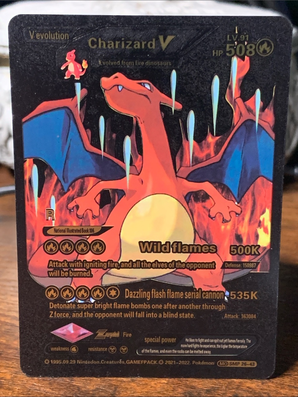 Charizard V Pokémon Card - unofficial